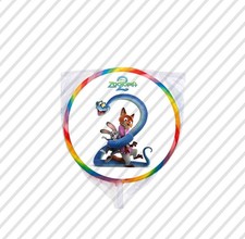 24 Zootopia 1.67" Sticker Labels for Bag Party Favor Judy Hopps Nick Wilde Cop