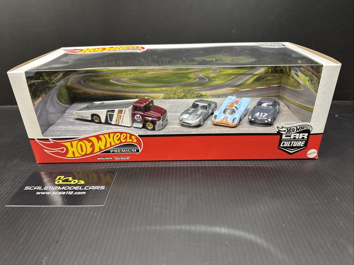 Hot Wheels Car culture Premium Box Set - 917, Jaguar E Type