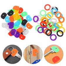 64pcs Key Covers Decorative Key Caps Portable Key Sleeves For Protection