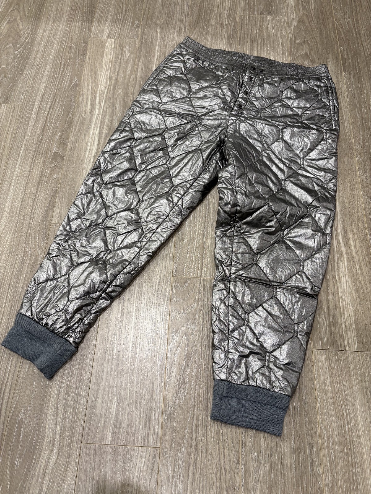 Moncler Silver Winter Pants ☃️ 👖 - image 1