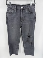 HUDSON Jeans Remi High-Rise Straight Crop Color BKR Jean Size 27