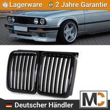 Nieren Frontgrill Schwarz Hochglanz K�hlergrill passt f�r BMW 3 E30 alle Modelle