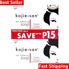 Skin and Body Brightening Soap - Kojic Acid, Dark Spot Remover Bar Soap with...