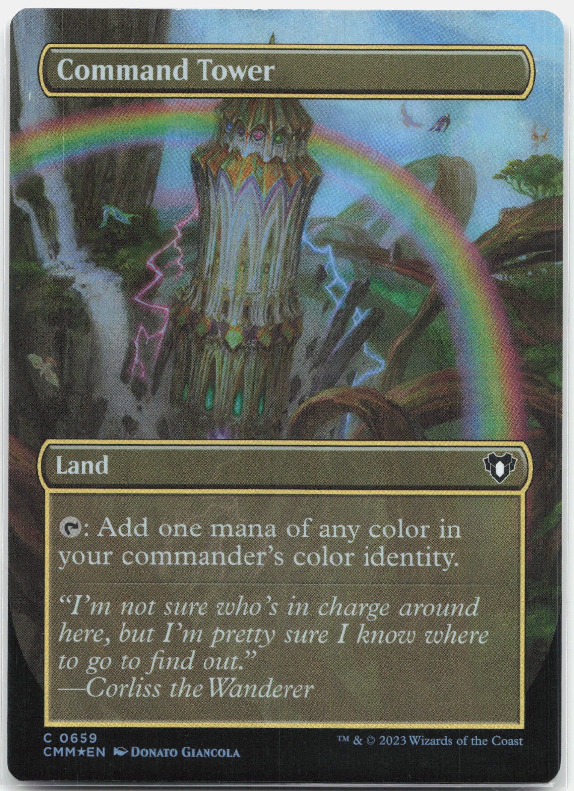 Command Tower (Borderless) C Commander Masters CMM Foil 659 2023 NM