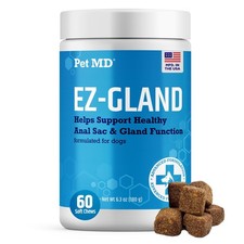 EZ Gland - Dog Anal Gland Chews with Pumpkin and Fiber for Dogs for Digestive...