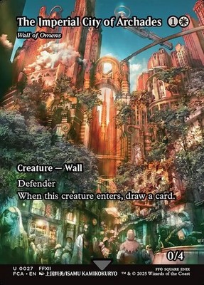 Wall of Omens-Final Fantasy: Through The Ages-Borderless-Regular-27-NM