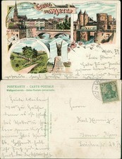 CPA Litho AK Metz Litho AK: Stadt, Schlucht, ...
