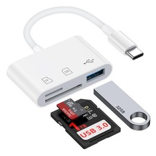 SD Card Reader USB C for iPhone 17 Pro Max/17 Air/16e/16 Plus/15,Samsung Galaxy