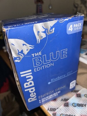 4pack Blueberry   Edition Redbull 12 Fl.oz Can- Getting Discontinued RARE