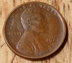 1922-D Lincoln Wheat Cent VG  #3