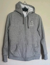Walt Disney World Full Zip Sherpa Hoodie Embroidered Mickey Mouse Medium