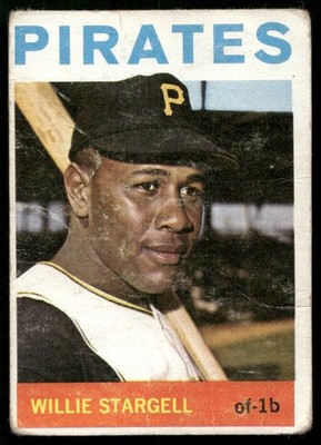 POOR STARGELL HOF 2nd YEAR 1964 TOPPS #342 WILLIE LOW GRADE VINTAGE *TPHLC-9056