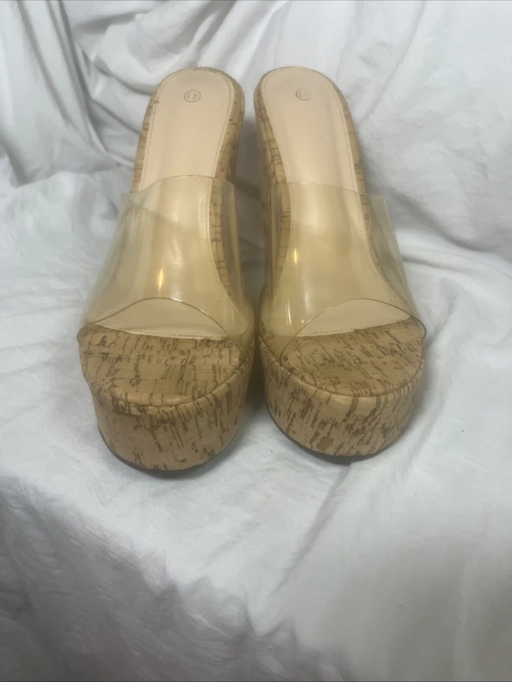 Sandálias anabela femininas tamanho 41 - Imagem 4 de 4