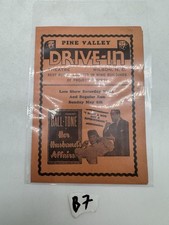 Pine Valley Drive-In Theatre Wilson North Carolina Movie Handbill