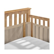 BreathableBaby Breathable Mesh Liner for Full-Size Cribs, Deluxe 4mm Mesh, Sa...