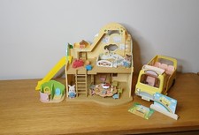 Sylvanian Families Rainbow Nursery Bundle Bus Furniture Figures Accessories