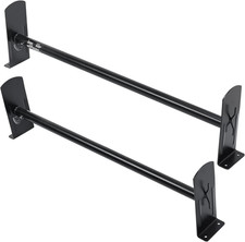 Van Roof Ladder Rack 2 Bars Alloy Steel Roof Racks 500 Lbs Capacity Roof Rack