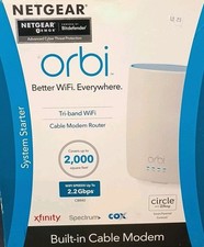 Netgear Orbi WiFi Sytem CBK40 w/Modem Router