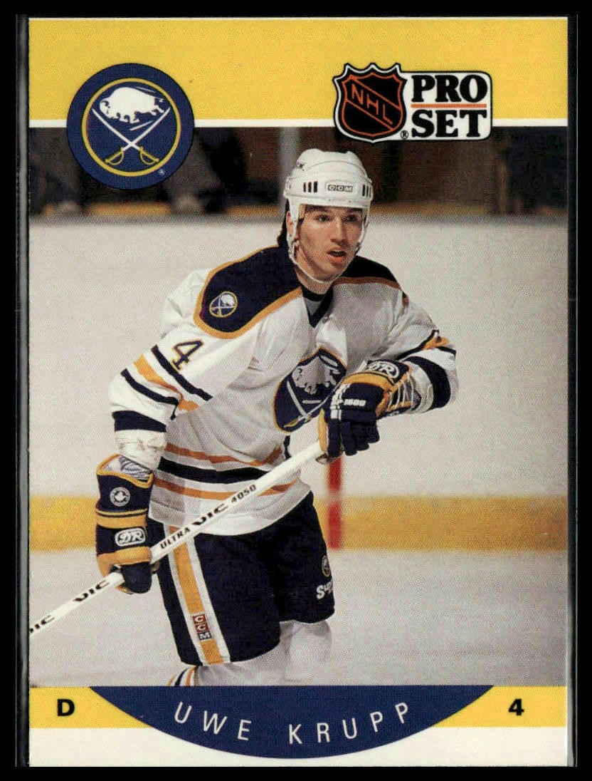 1990-91 Pro Set #23 Uwe Krupp Buffalo Sabres