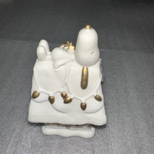 Hallmark Peanuts Gang 50th Anniversary Doghouse Porcelain Ornament 2015