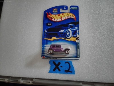 HOT WHEELS 1932 FORD VICKY PURPLE REDLINE SERIES 2/4 # 104 HW 1:64 MATTEL