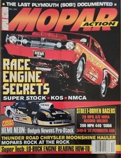 December 2001 Mopar Action Magazine Race Engine Secrets