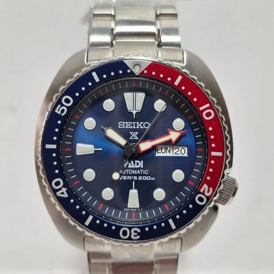 Seiko Prospex PADI Turtle Pepsi SRPA21K1 Uhr - NOS - Autowerk 4R36