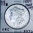 1889 BU GEM MORGAN SILVER DOLLAR UNC MS+++ U.S. MINT RARE COIN 8532