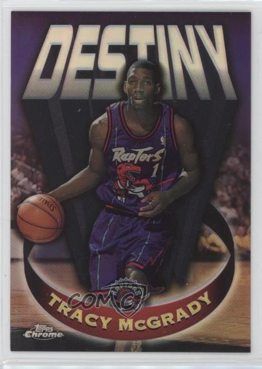 1997-98 Topps Chrome Destiny Refractor Tracy McGrady #D6 HOF 0fr7