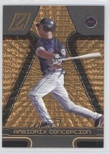 2005 Donruss Zenith Artist's Proof Gold 38/50 Ambiorix Concepcion #221 0a1