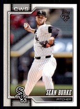 2026 Topps #137 Sean Burke Chicago White Sox