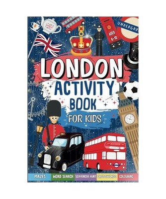 London Activity Book For Kids Ages 6-12: Perfect London Travel Trips | Includes 