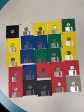 Lot Of 25 Random 3.5 Inch Floppy Disks 1816