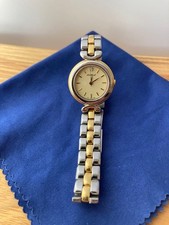 Orologio da polso Orient Lisblank oro tono argento colletto【USATO】Donna
