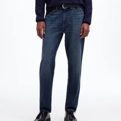 Madewell Mens Relaxed Taper Cotton Cashmere Blend Jeans 28x30 (28x28) Normcore