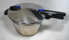 Fissler Vitaquick Large Pressure Cooker 8.5 Quart SS Pot #2315 with Lid Germany