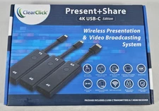 160ft 4K Wireless USB-C to HDMI Extender Audio/Video 2 Transmitters 1 Receiver