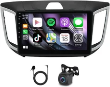 10inch Car Radio Stereo with w/carplay w/Android 14 Auto for Hyundai Creta ix25