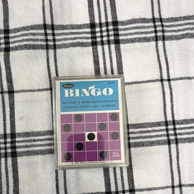 Whitman Bingo Complete Game Set w/ Markers, Checking Chart & Call Numbers 1966