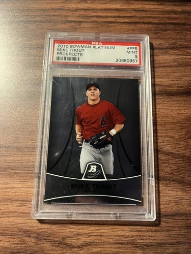 2010 Bowman Platinum Mike Trout RC Rookie #PP5 PSA 9 MINT