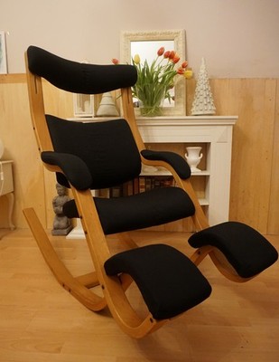 STOKKE GRAVITY BALANS RELAXSESSEL ENTSPANNUNGSSESSEL GESUNDHEITSSTUHL SCHWARZ!