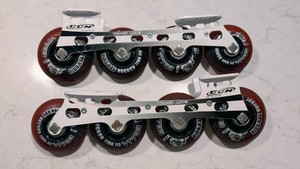 CCM Tri-DI LITE Roller Chassis Rink Rat VT733 Inline Hockey Wheels 76-72-72-68