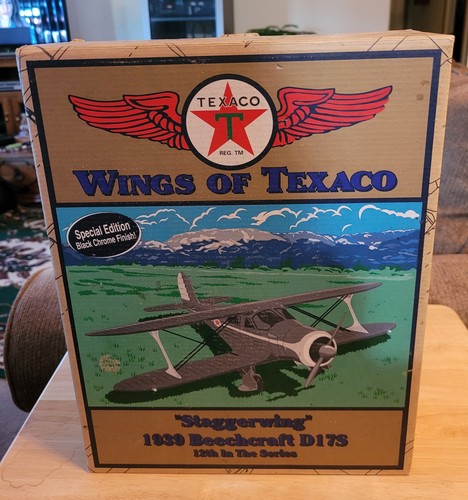 Special Ed Ertl Collectibles Wings of Texaco #12 1939 Beechcraft Staggerwing NIB