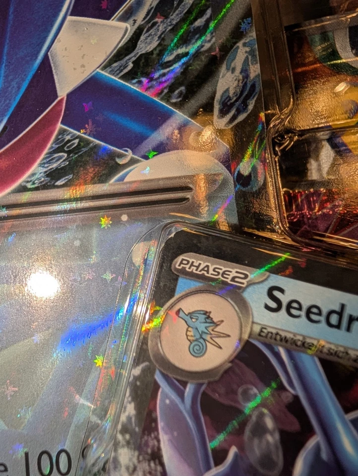 Pokémon TCG Quajutsu EX & Seedraking Ex Spezial Kollektion - Deutsch 8 Booster - Bild 3 von 4
