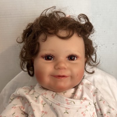 20'' Reborn Baby Doll Maddie Girl Hand-Made 3D Skin Tone, Cuddle Doll