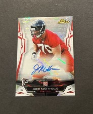 2014 TOPPS FINEST JAKE MATTHEWS PULSAR REFRACTOR AUTO SSP RC #’d 4/5!