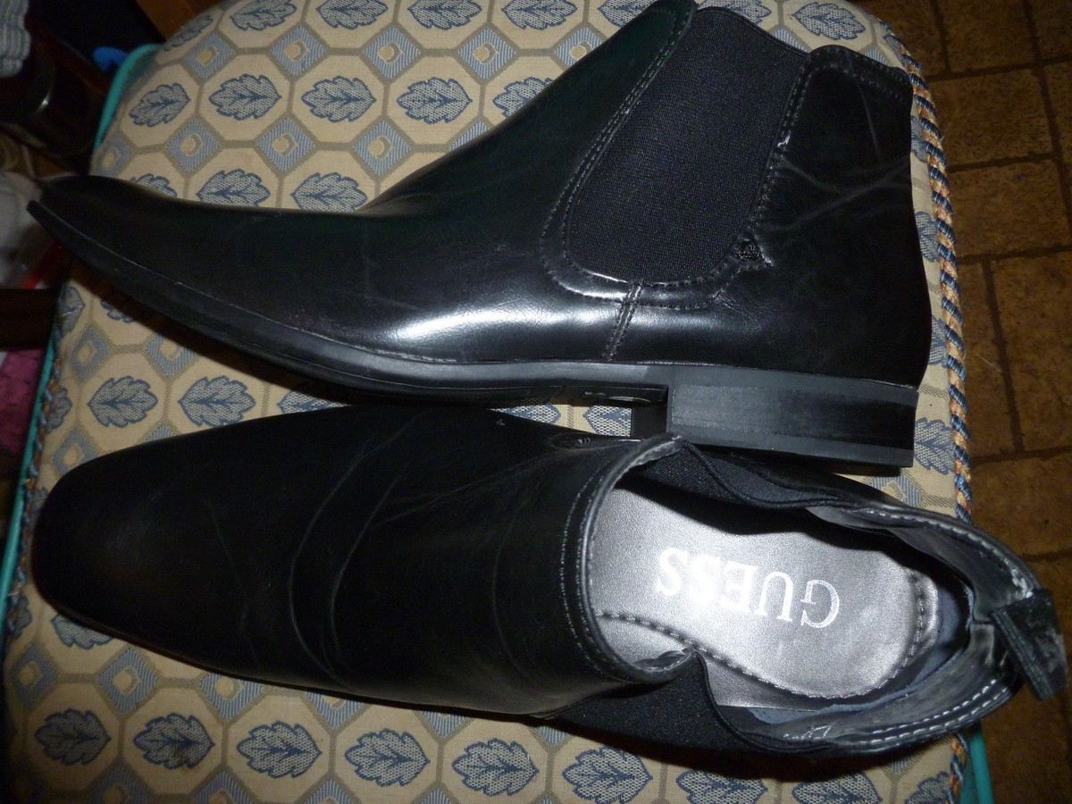 Guess  Men\'s Size 10.5  Black Ankle Boots Shoes GUESS Suede Boots for Men | Mercari main image 4