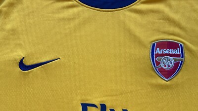 ARSENAL LONDON 2008 2009 AWAY FOOTBALL SHIRT SOCCER JERSEY NIKE