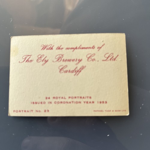 QUEEN ELIZABETH RARE trading CARD 1953 Type 15 - Picture 2 of 2