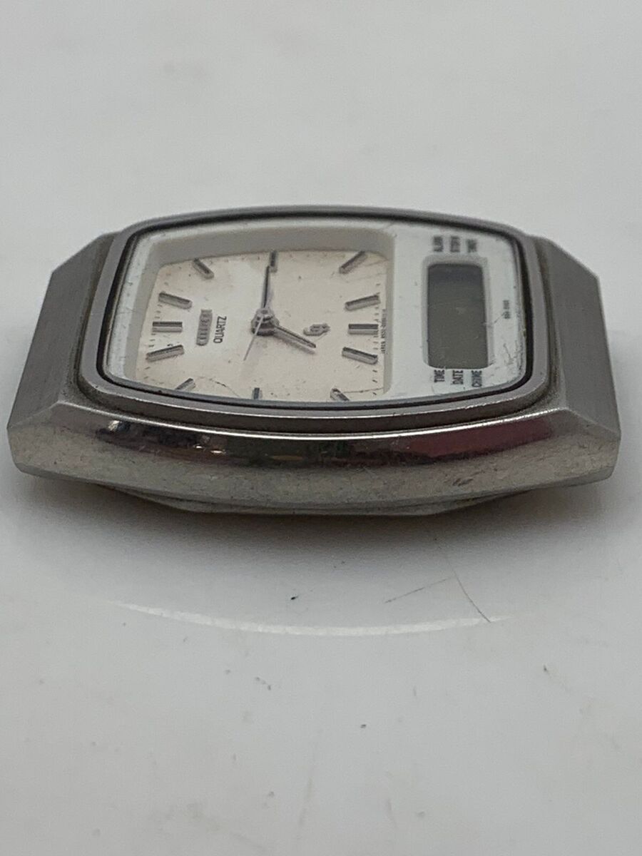 Citizen Quartz CQ 41-8251 Ana-Digi Vintage Men's Watch For Citizen Quartz CQ 41-8251 Ana-Digi Vintage Men's Watch For
